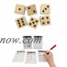 Get Out!™ Giant Yard Dice and/or Score Card Sheets – Jumbo Game Dice / Point Pad   